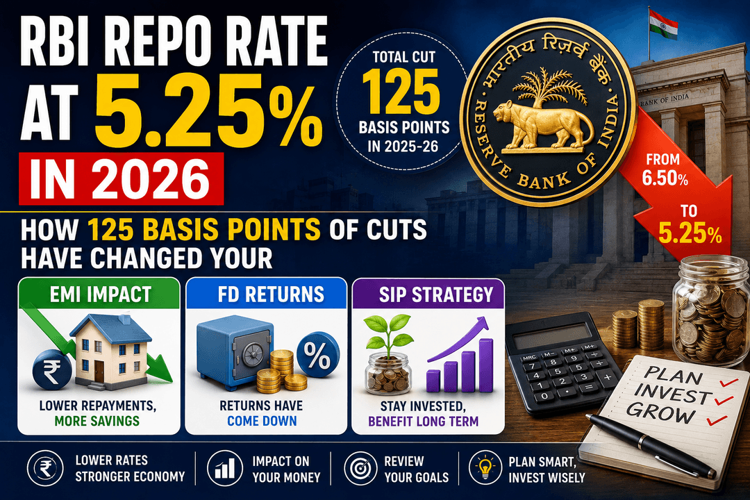 RBI Repo Rate at 5.25% in 2026: How 125 Basis Points of Cuts Have ...