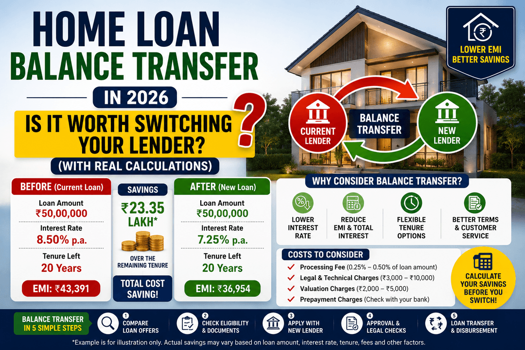 Home Loan Balance Transfer in 2026: Is It Worth Switching Your Lender ...